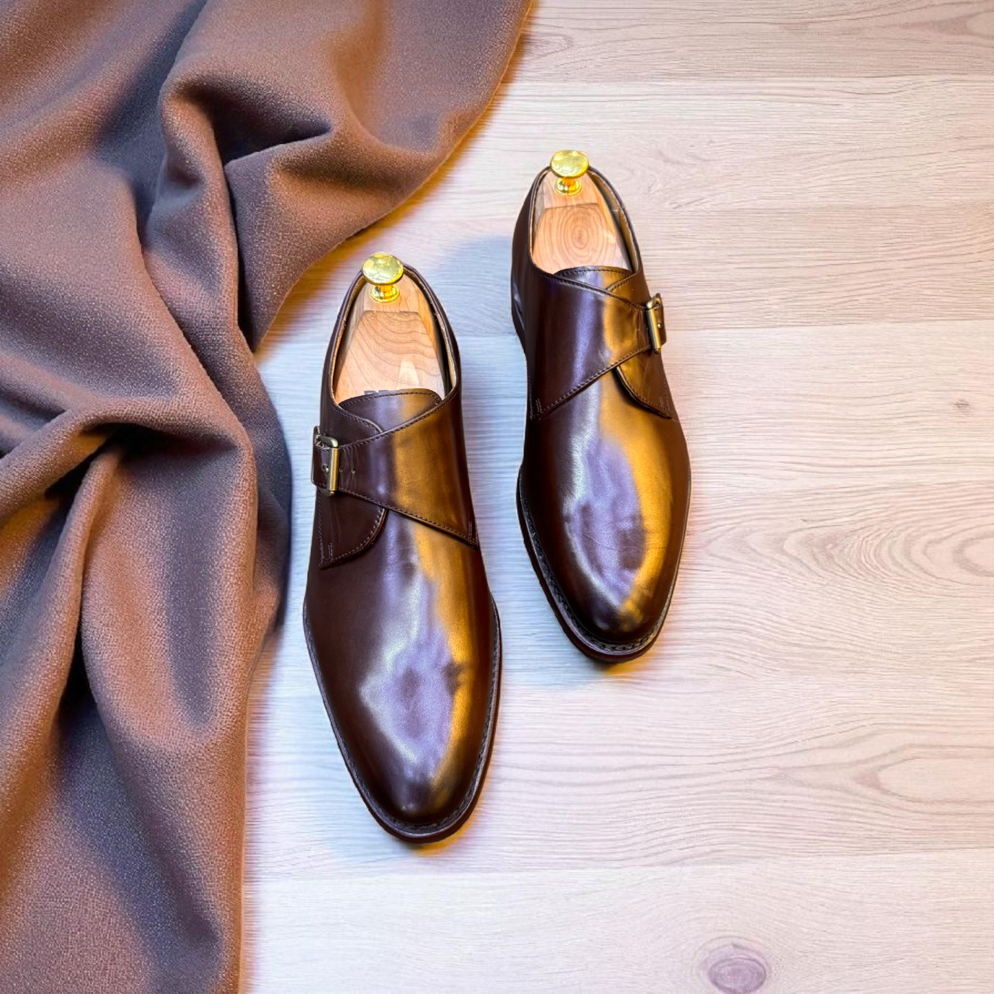 Loding Brown Italian Single Monk