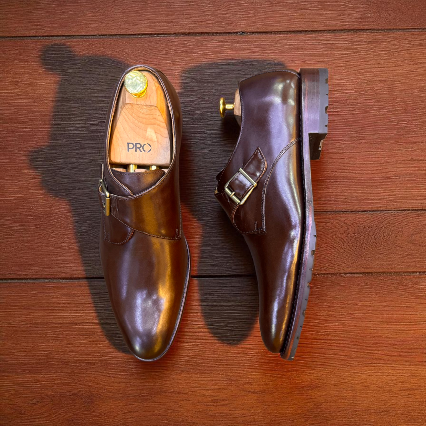 Loding Brown Italian Single Monk