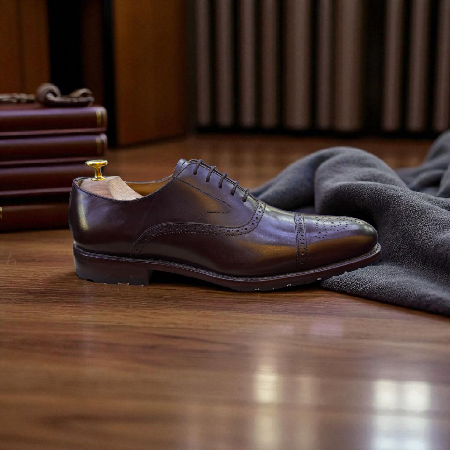 Loding Brown italian Oxford Formal Shoes