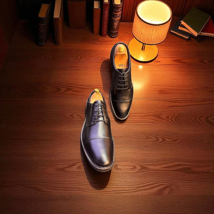 Colehaan black Cap Toe Formal Shoes