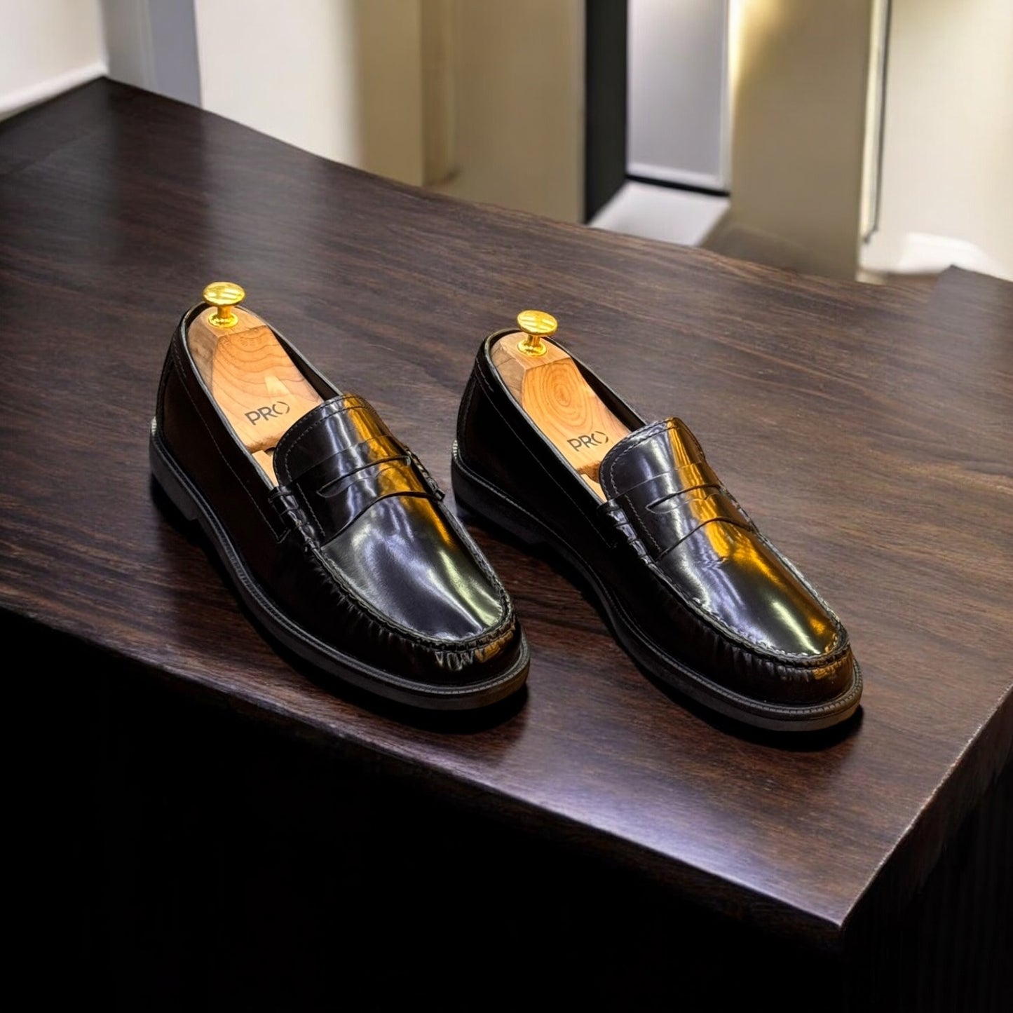 Zara Black Patterned Loafer