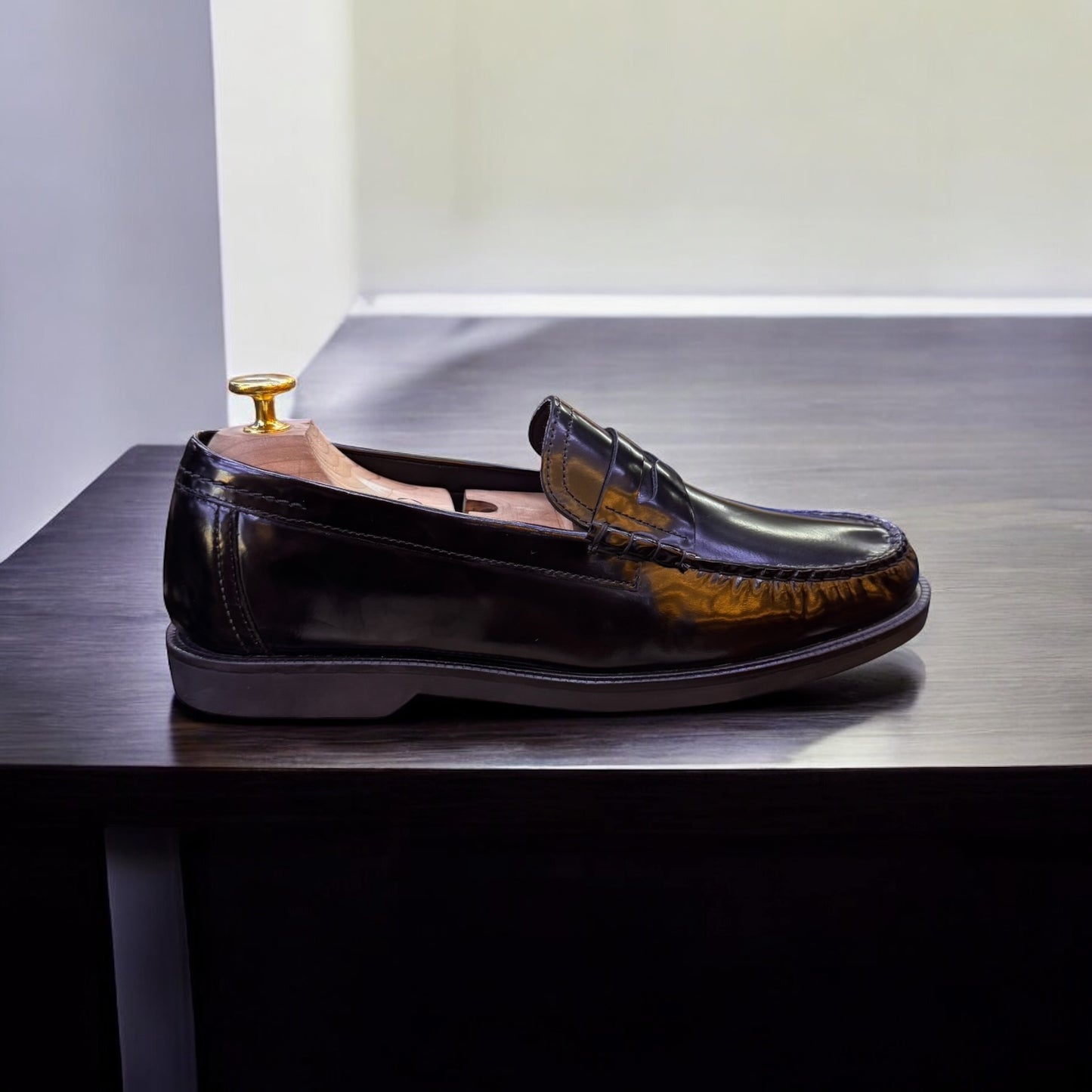 Zara Black Patterned Loafer