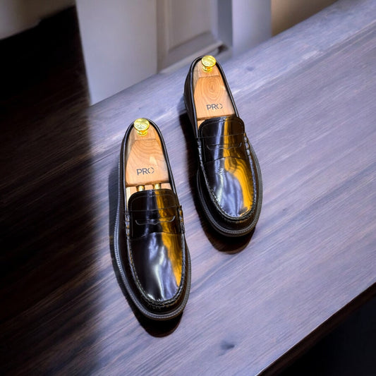 Zara Black Patterned Loafer