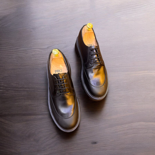Zara Black Chunky Formal Shoes