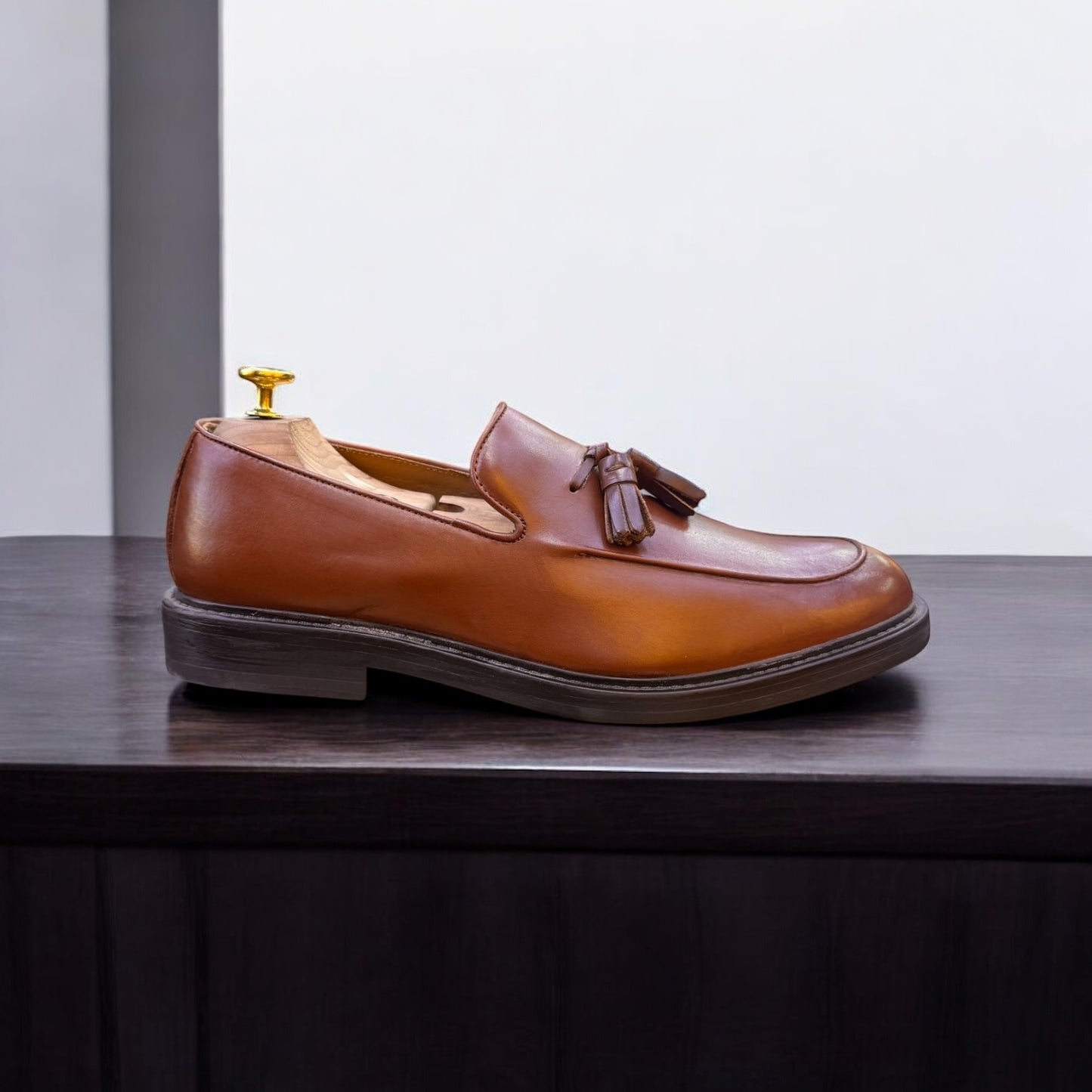 Zara Tan Tussle Loafer