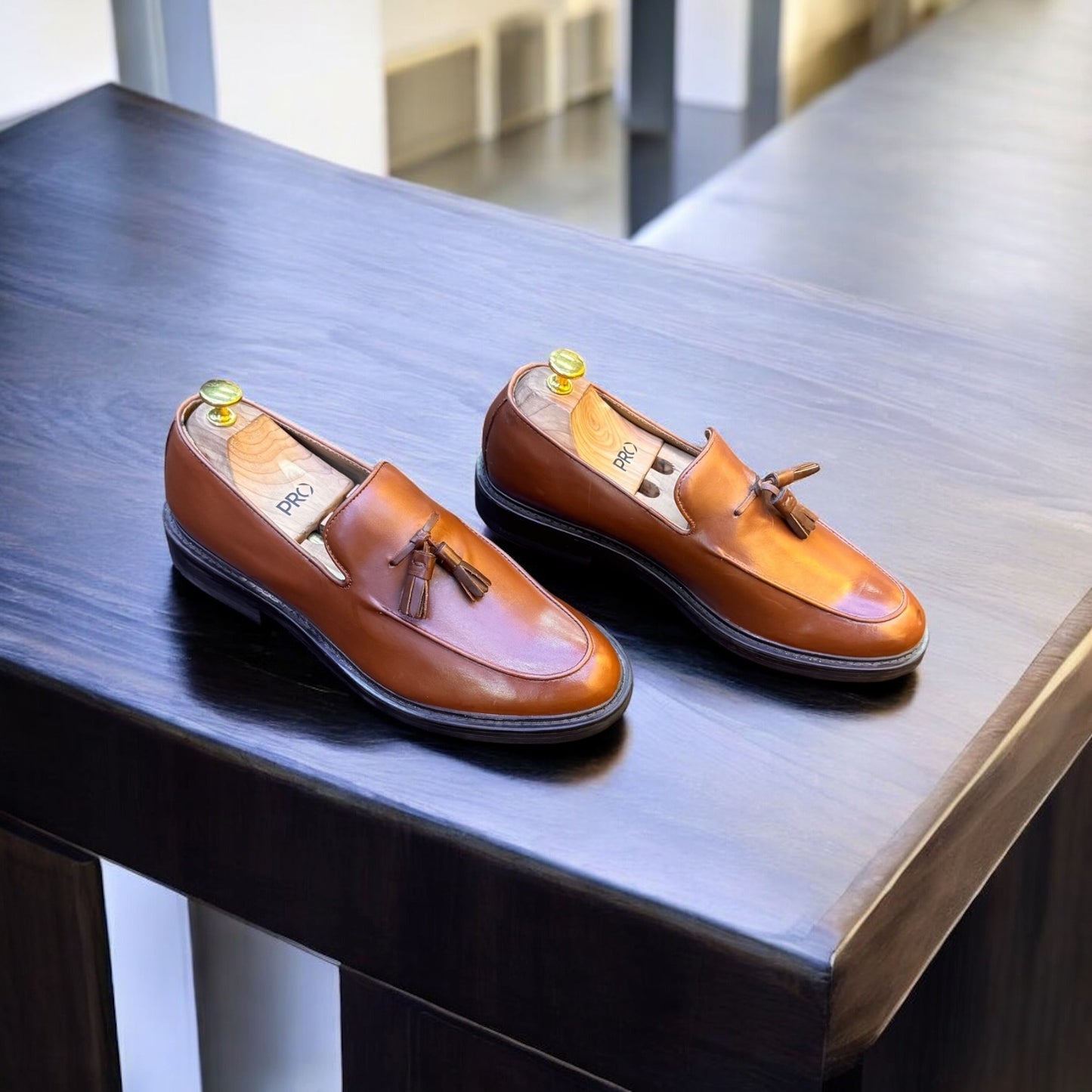 Zara Tan Tussle Loafer