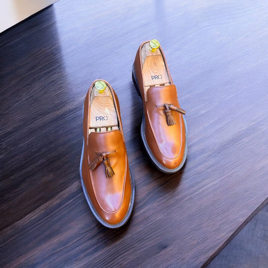 Zara Tan Tussle Loafer