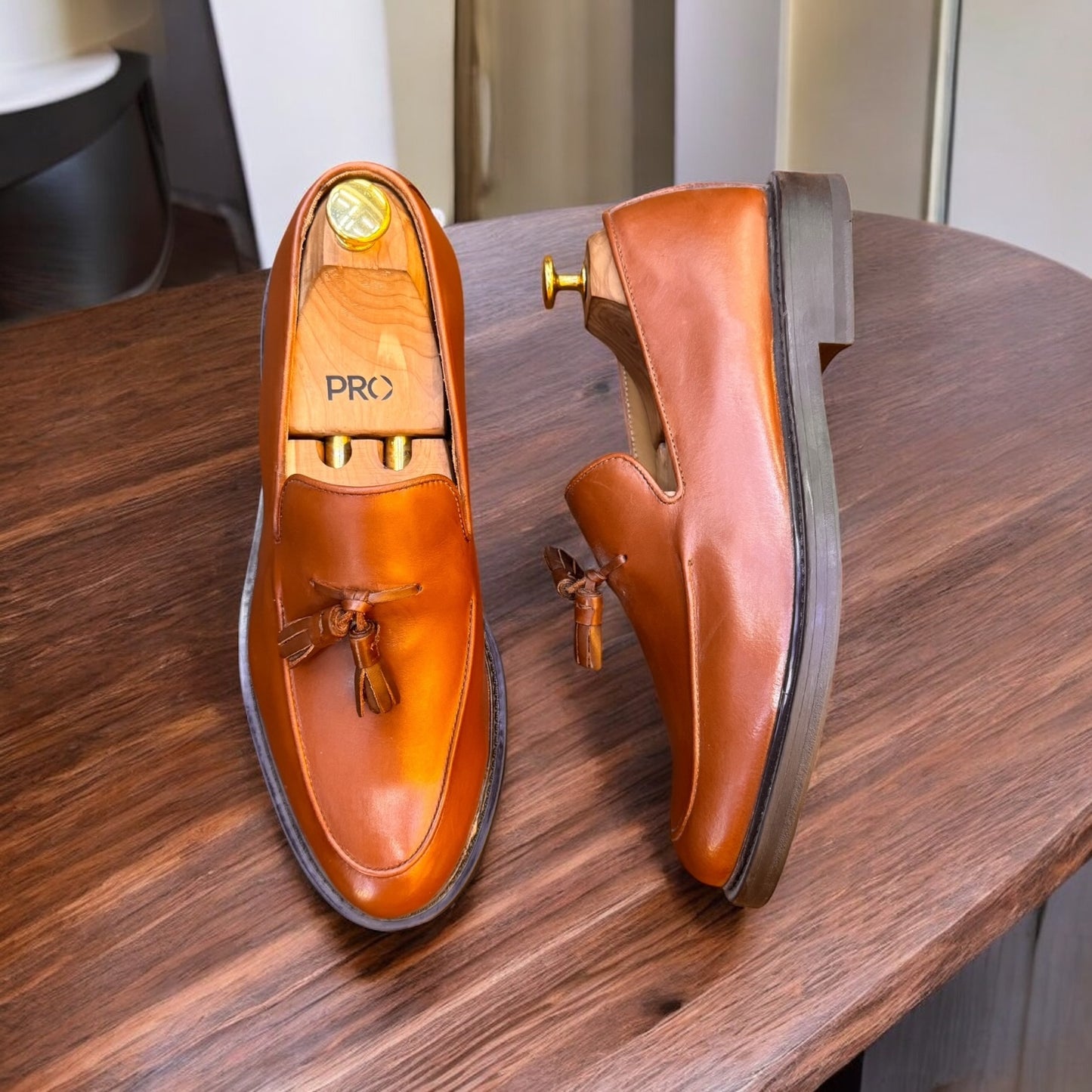 Zara Tan Tussle Loafer