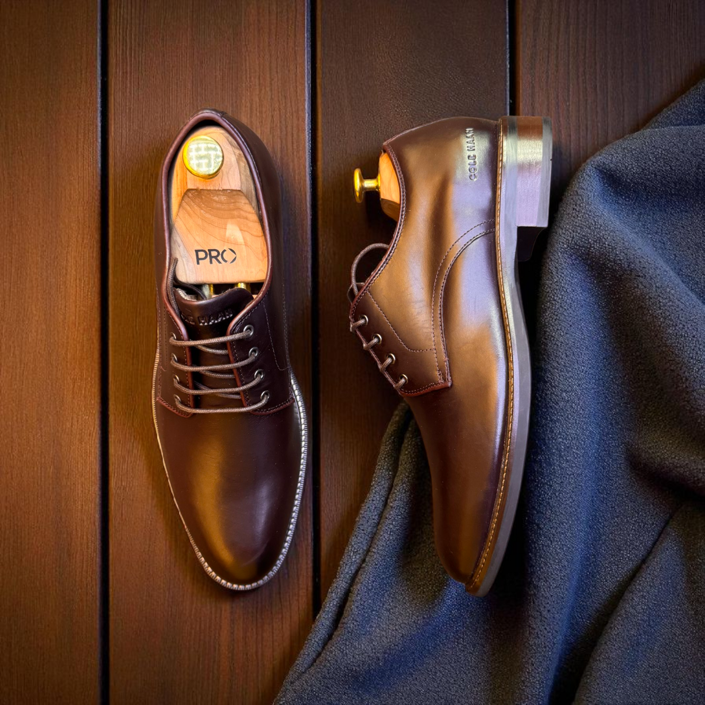 Colehaan Black Derby Formal Shoes