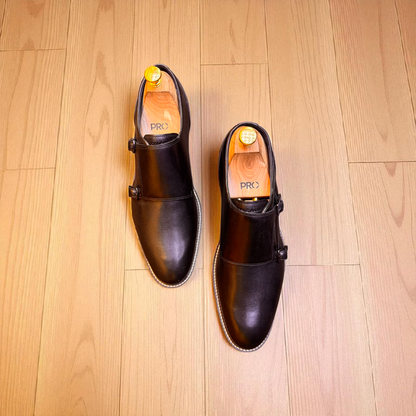 Colehaan Double Monk Black Colour