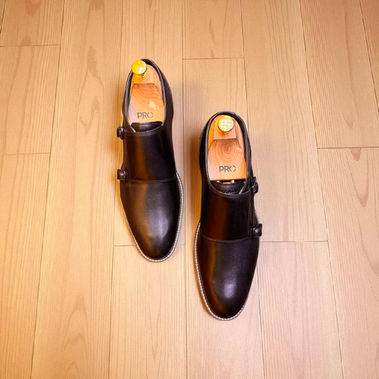Colehaan Double Monk Black Colour