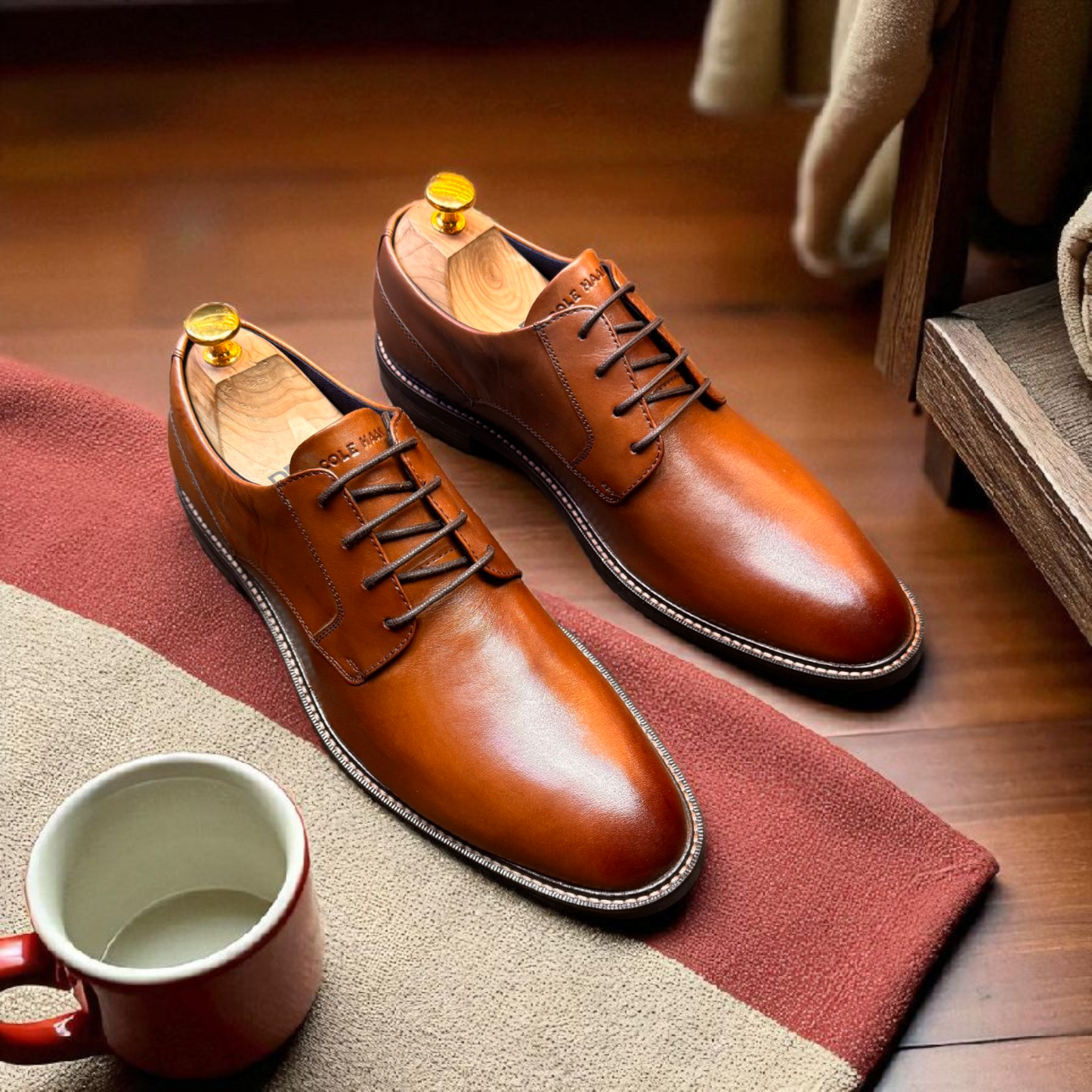 Colehaan Tan colour Formal Shoes