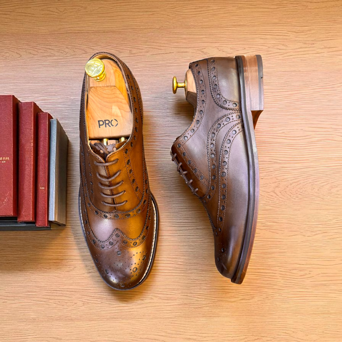 Racing Green Brown Brogue