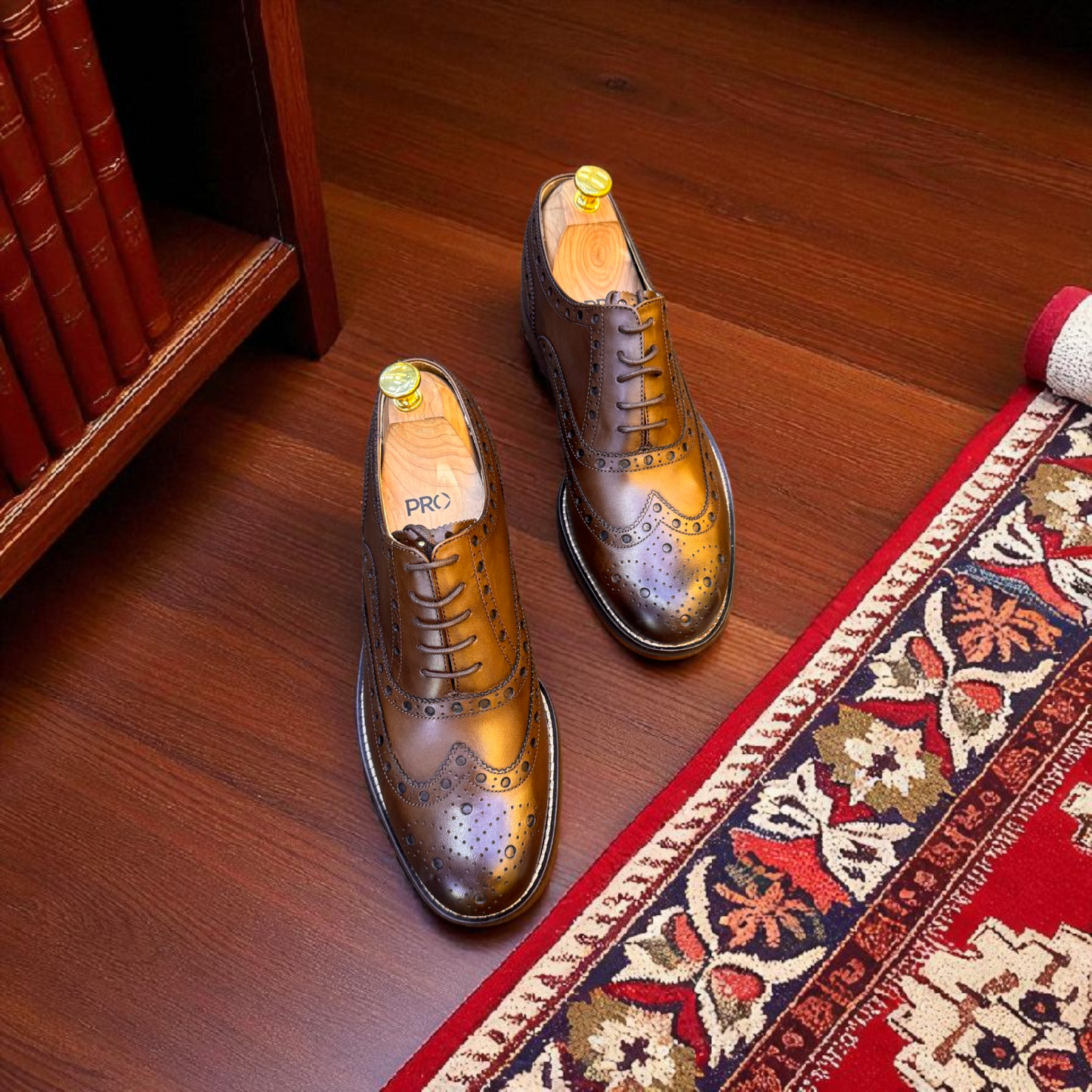Racing Green Brown Brogue