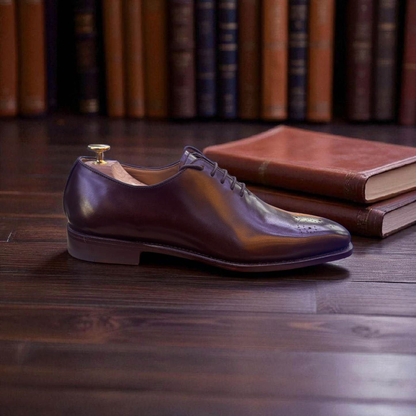 Loding Brown Italian Wholecut Designer Shoes