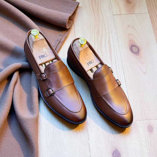 Marks London Brown Double Monk