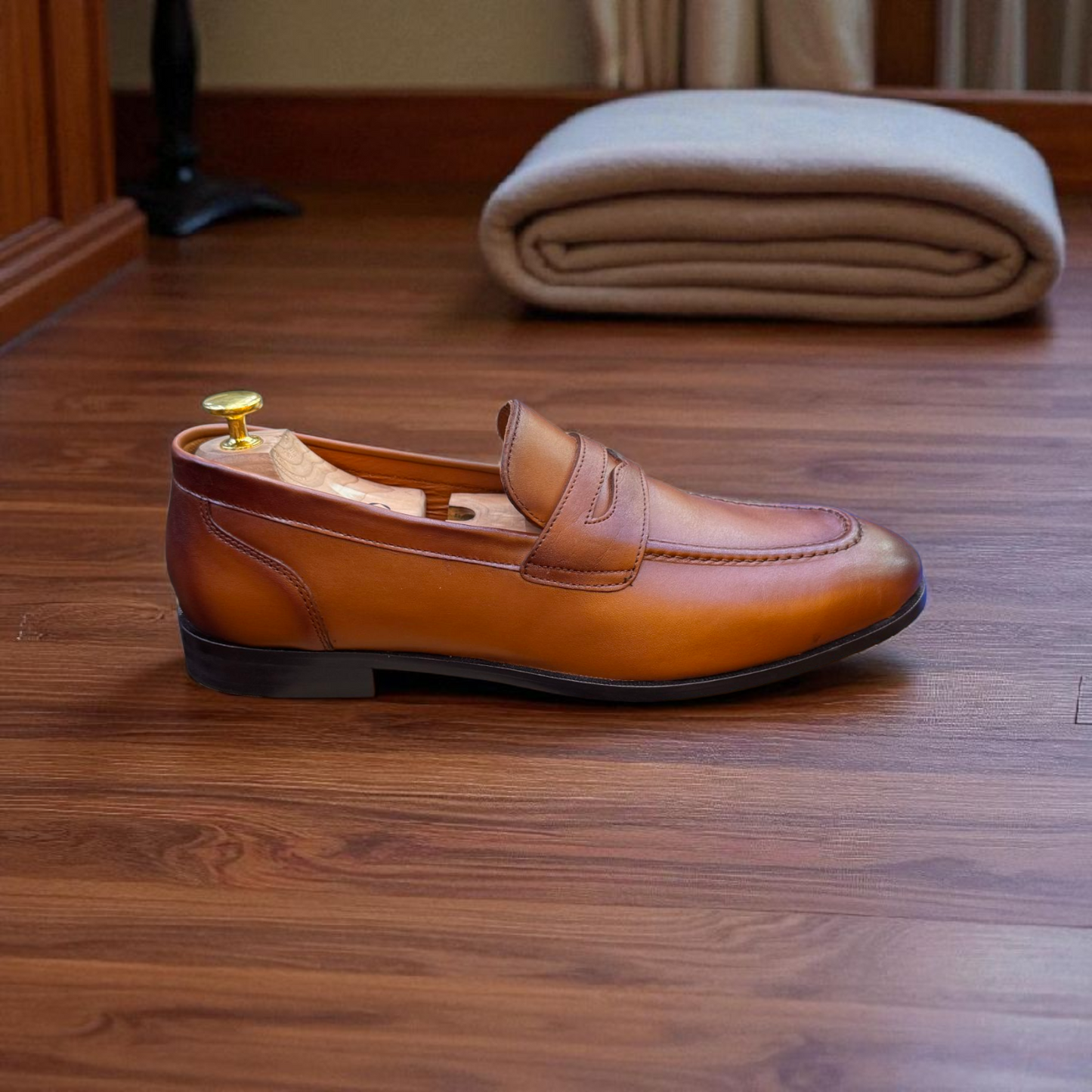 Marks London Tan Plane Loafer
