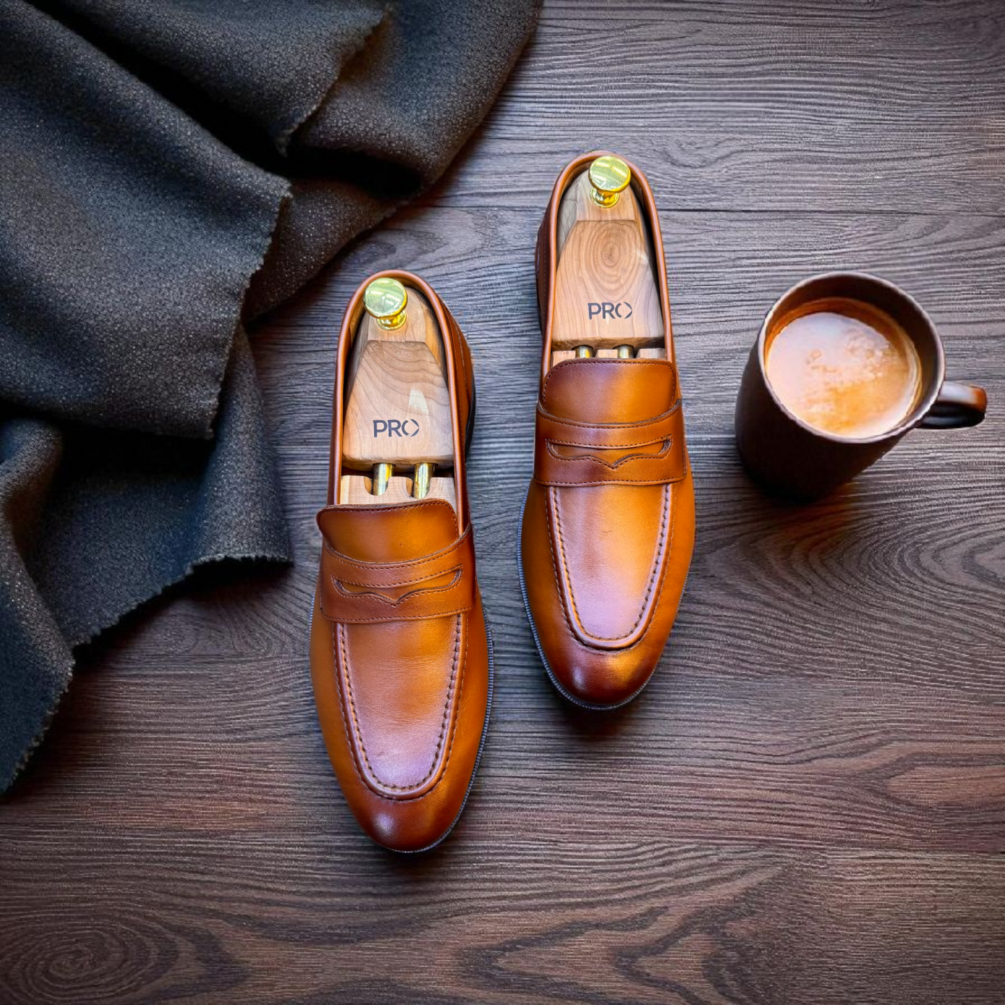 Marks London Tan Plane Loafer