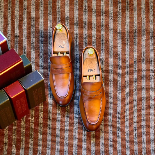 Marks London Tan Plane Loafer