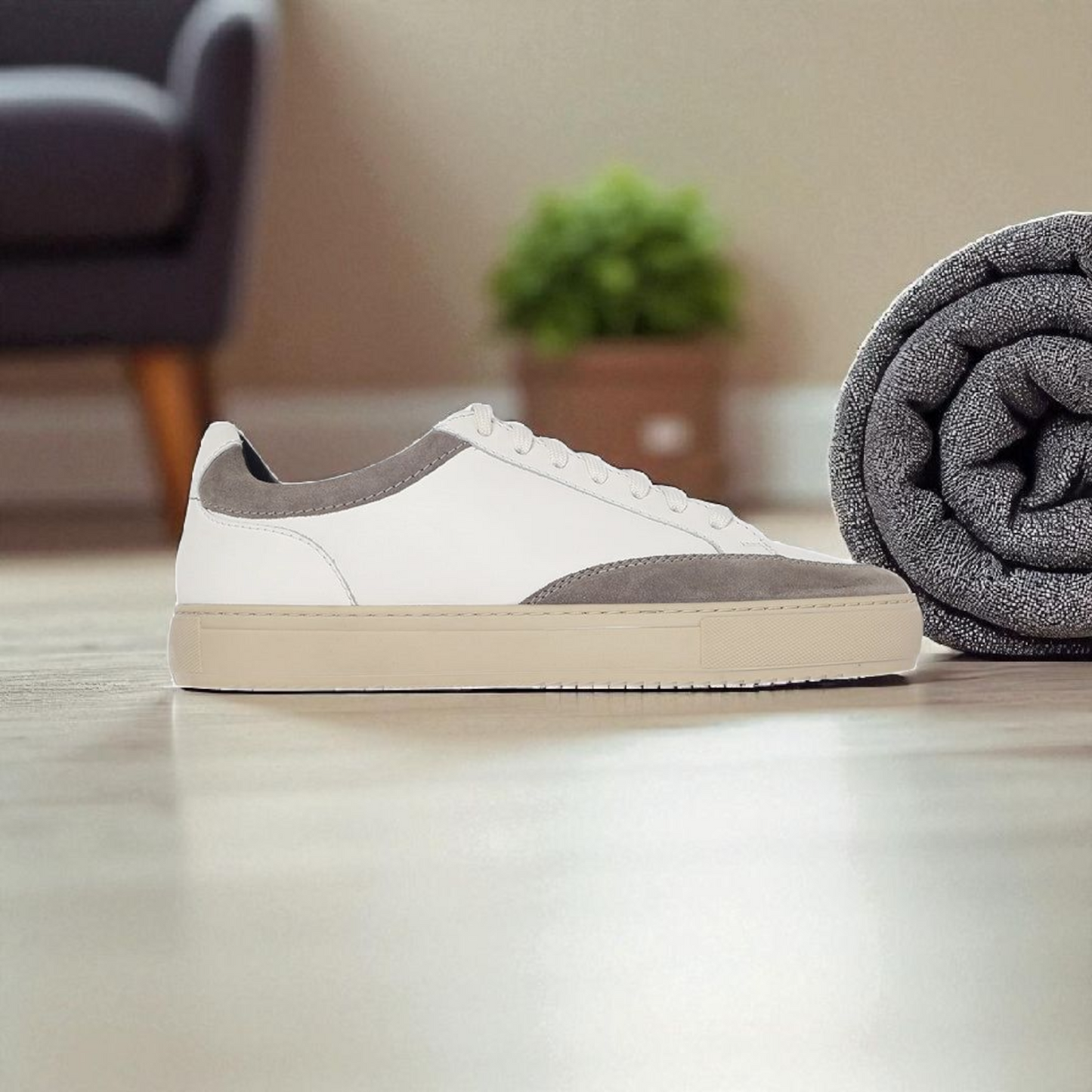Gordon & Bros White Grey Sneaker