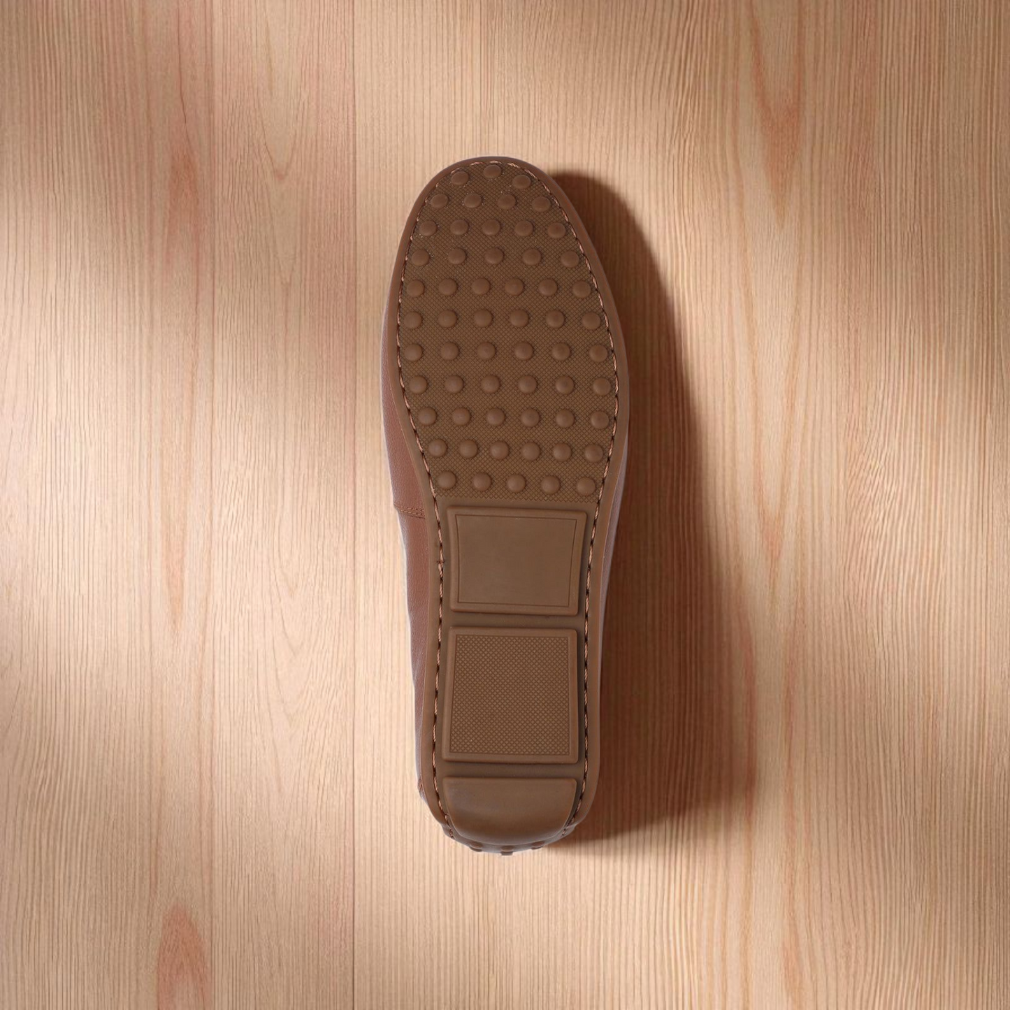 Gordon & Bros Tan Driving Loafer with Buckle