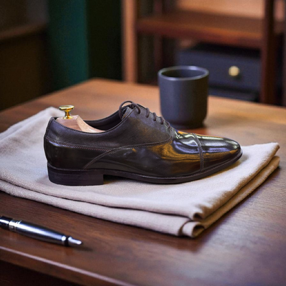 Clarks Olive Green Craftmaster Leather Sole