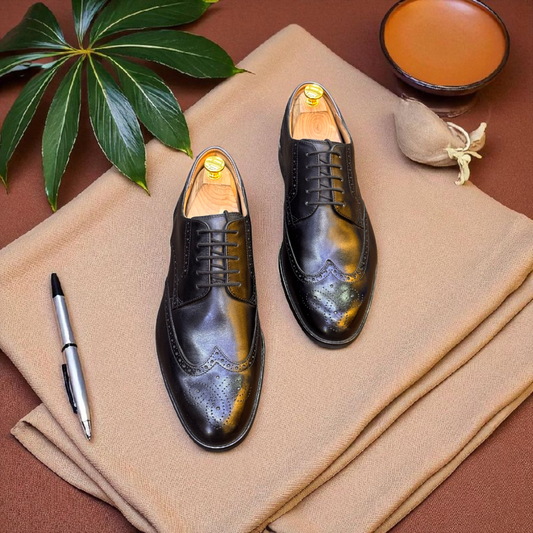 Clarks Black Brogue Craft master Series
