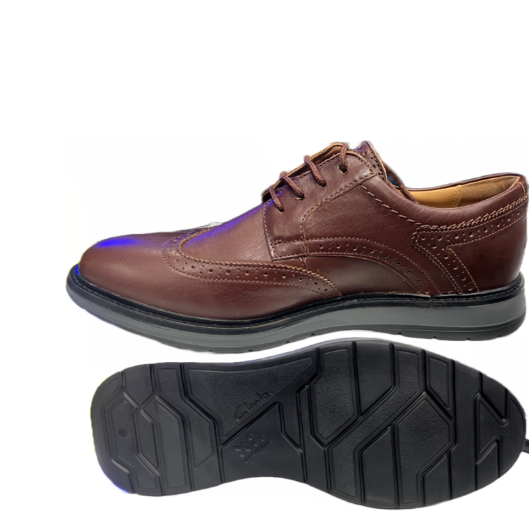 WINE COLOUR CASUAL BROGUE SHOES – Deal Jara Hatke